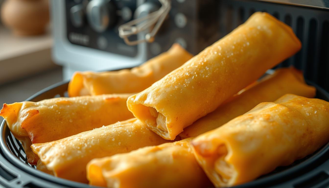 Crispy Frozen Egg Rolls in the Air Fryer