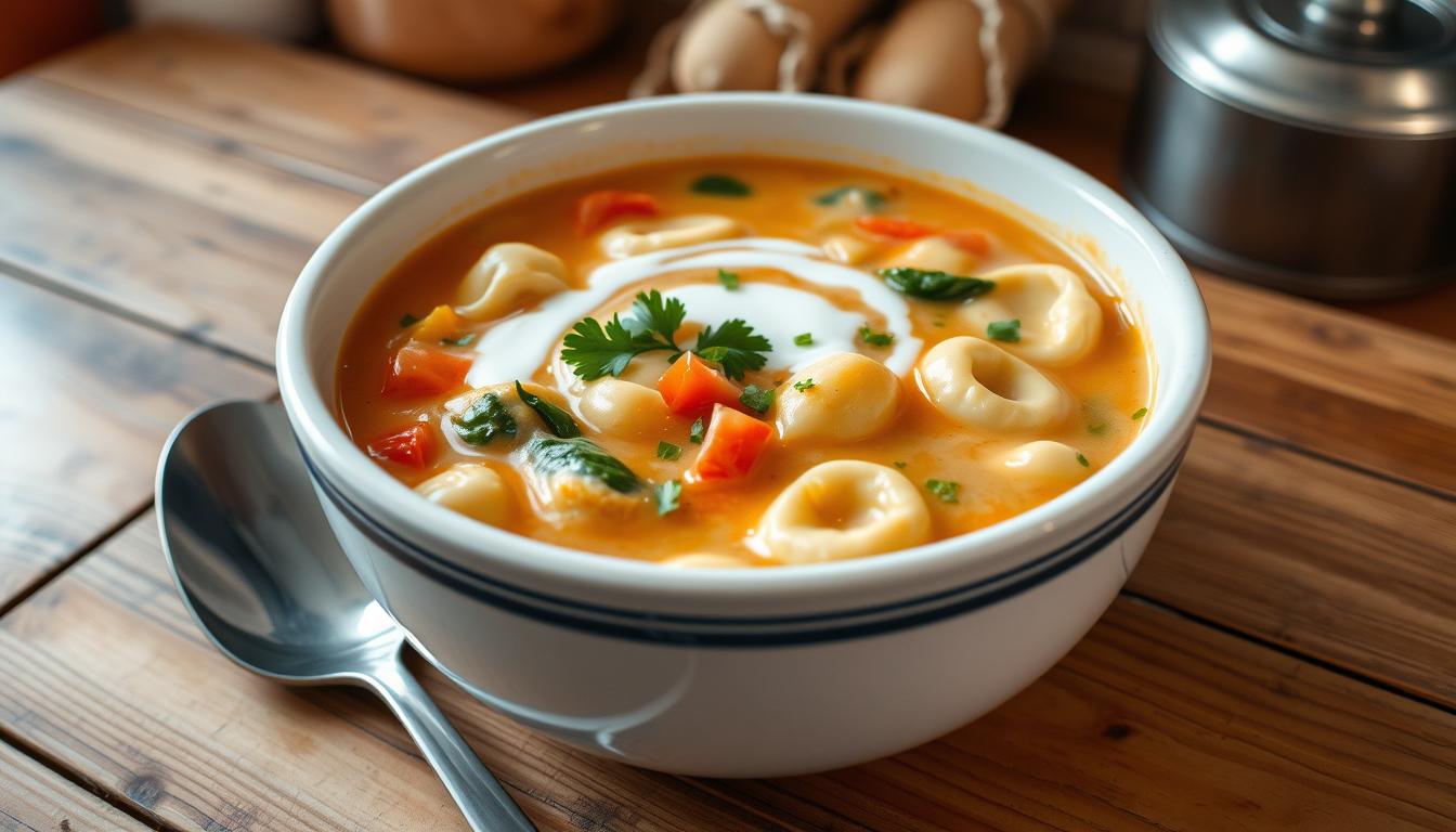 Creamy Tortellini Soup Ready in Just 30 Minutes